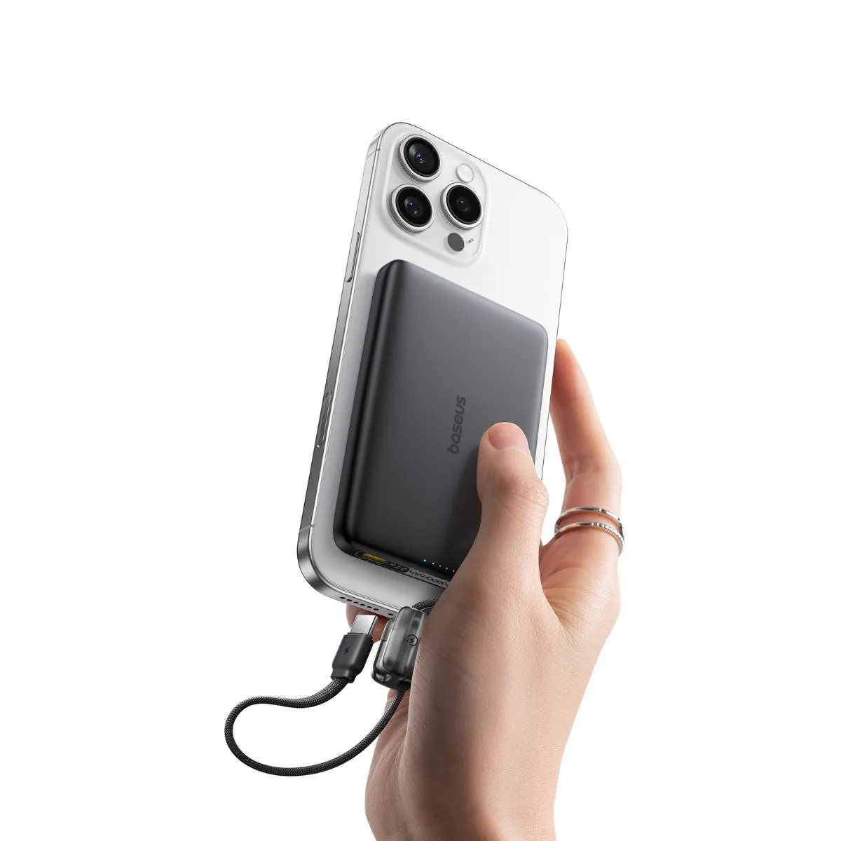 Baseus PicoGo AM41 batterie externe 10 000 mAh 27 W magnétique