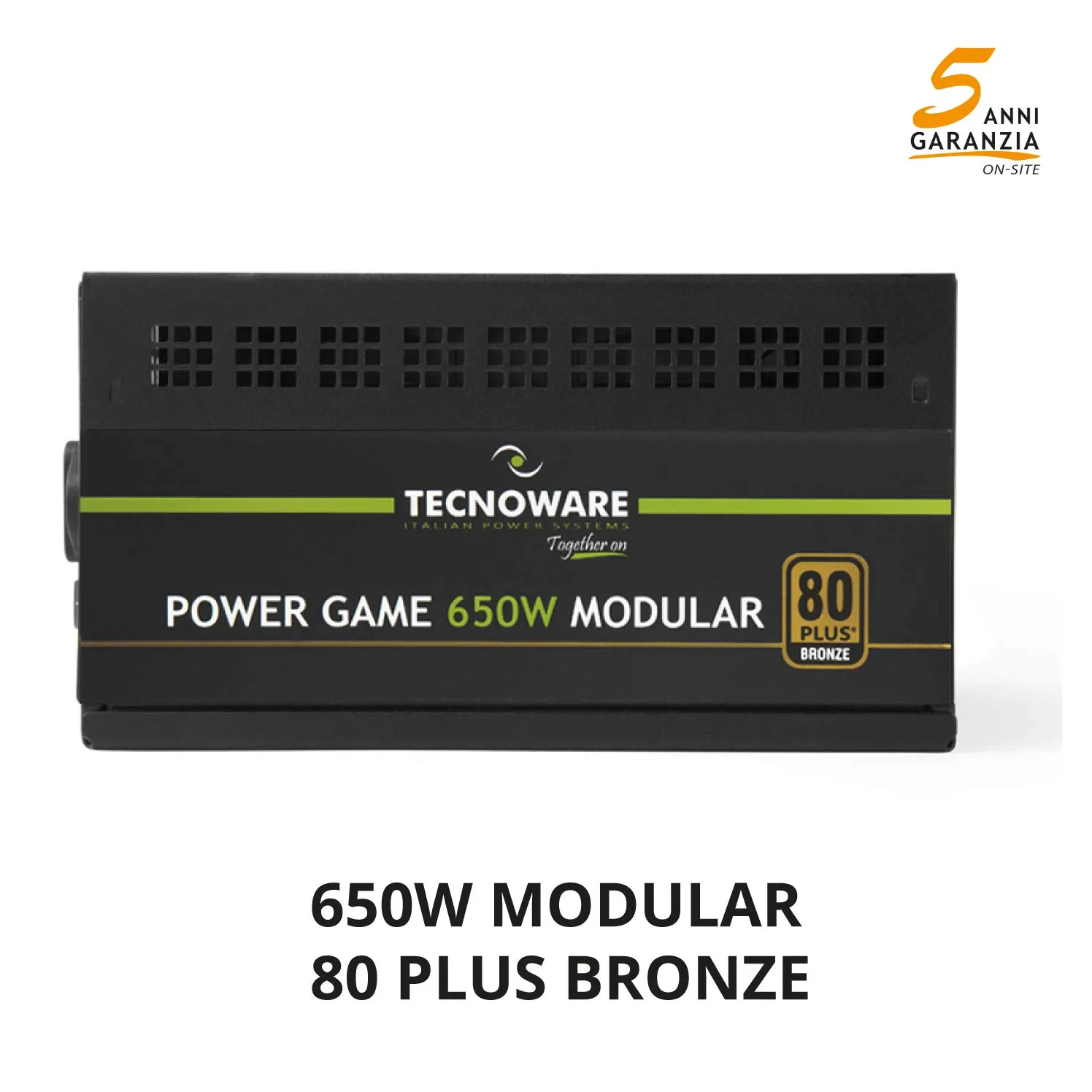 Tecnoware alimentation modulaire PC 650 W 80 PLUS Bronze