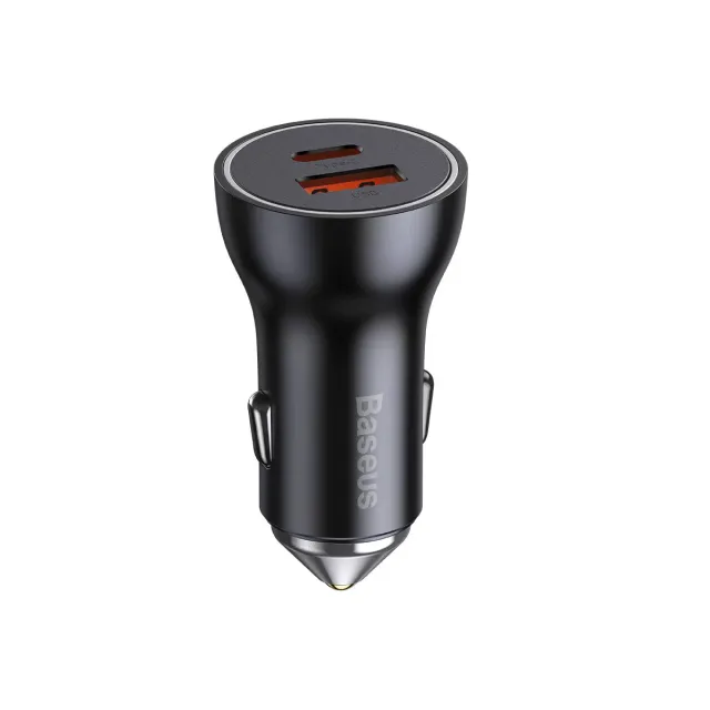 Baseus USB-A+USB-C chargeur voiture 60 W double port