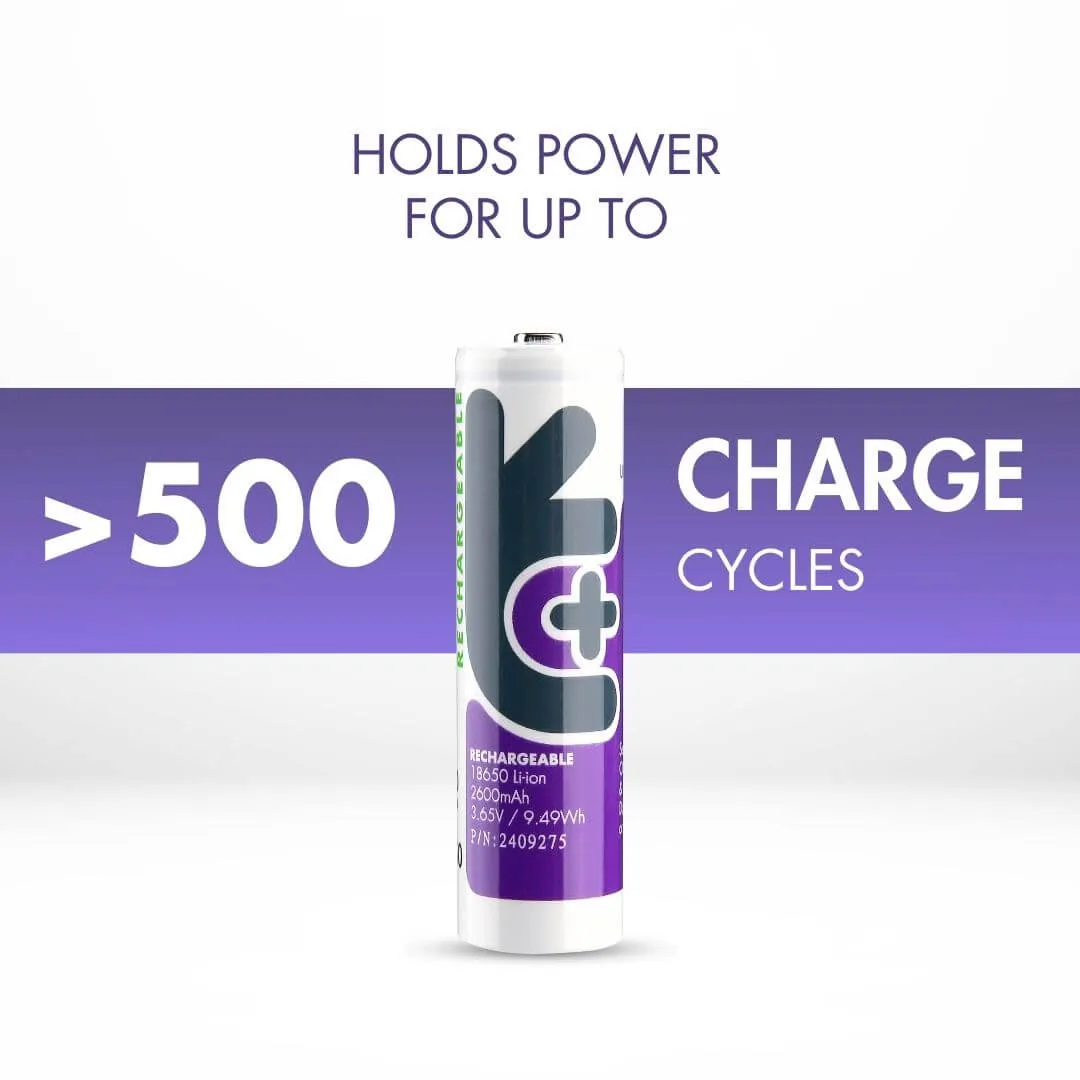 Uniross 18650 pile lithium 3,65V 2600mAh à l’unité