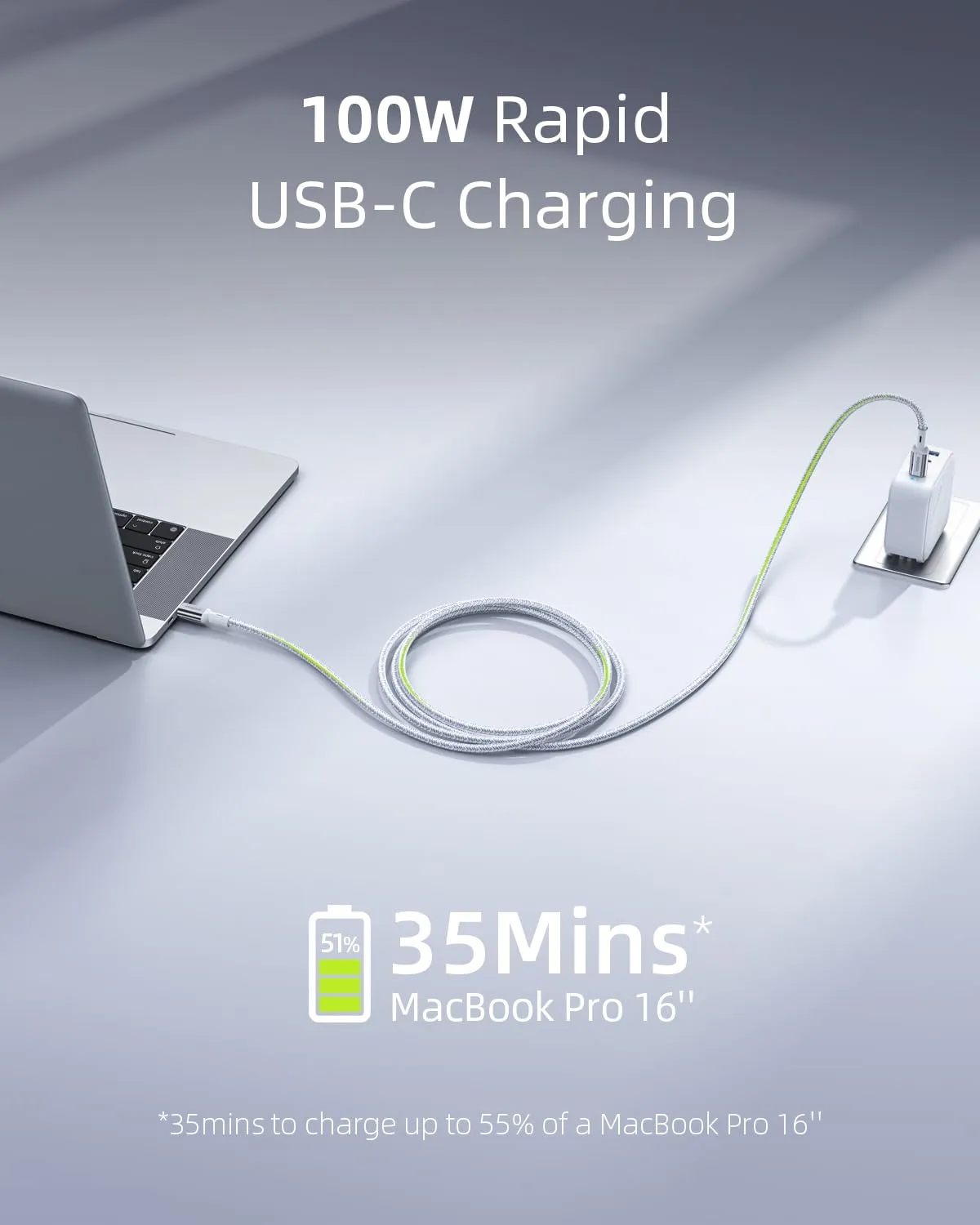 Innostyle PowerFlex Ultra câble USB-C USB-C 2 m 100 W 4K