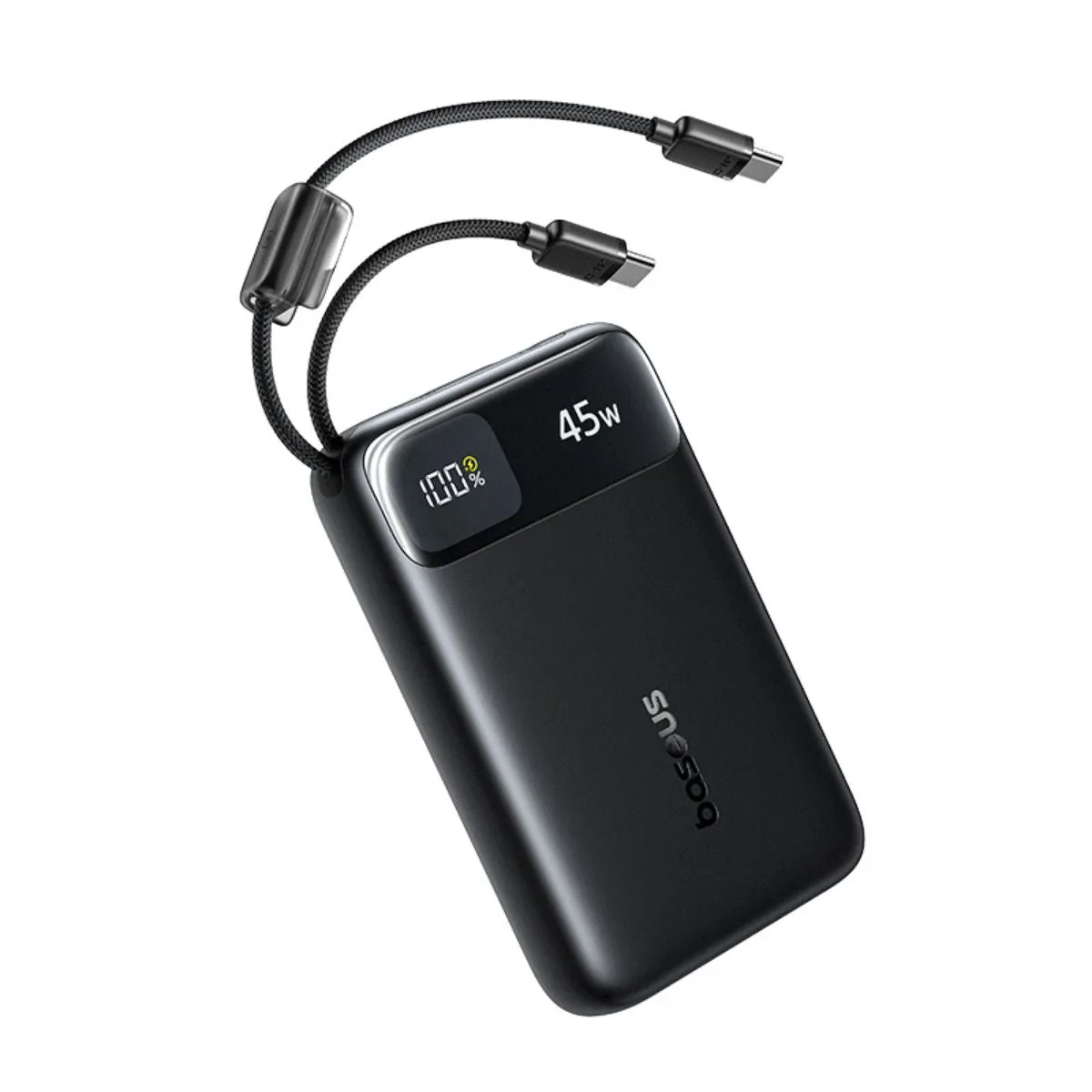 Baseus EnerFill FC11 batterie externe avec câbles 20 000 mAh 45 W noire