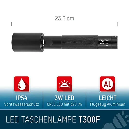 ANSMANN Future T300F lampe torche LED 320 lumens
