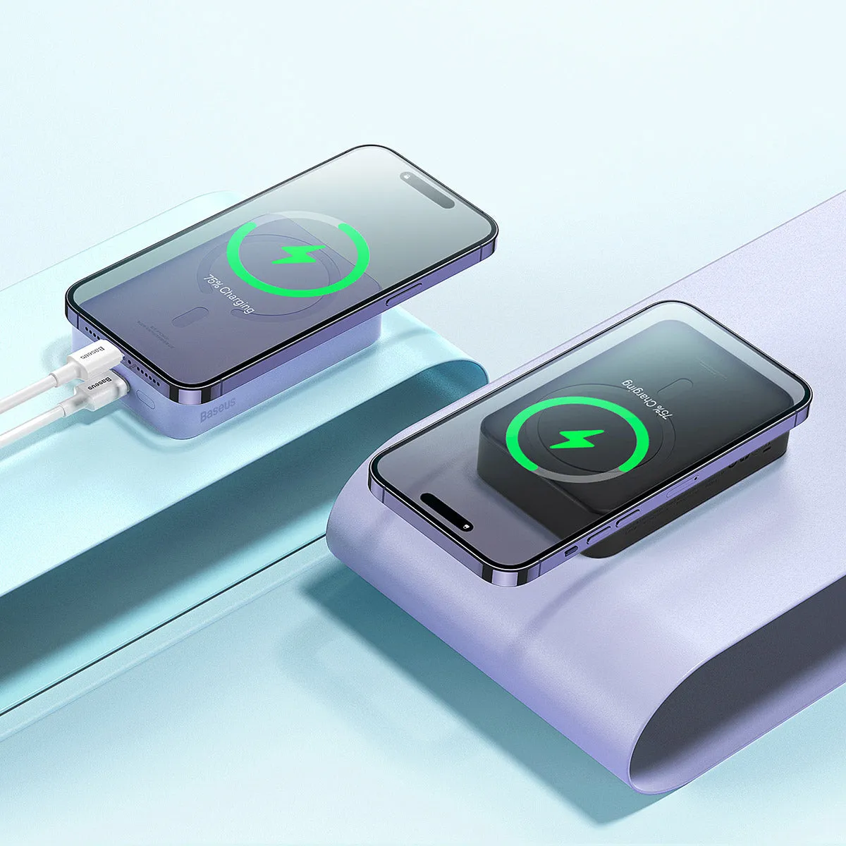 Baseus Magnetic Mini batterie externe magnétique 20 000 mAh 20 W noire