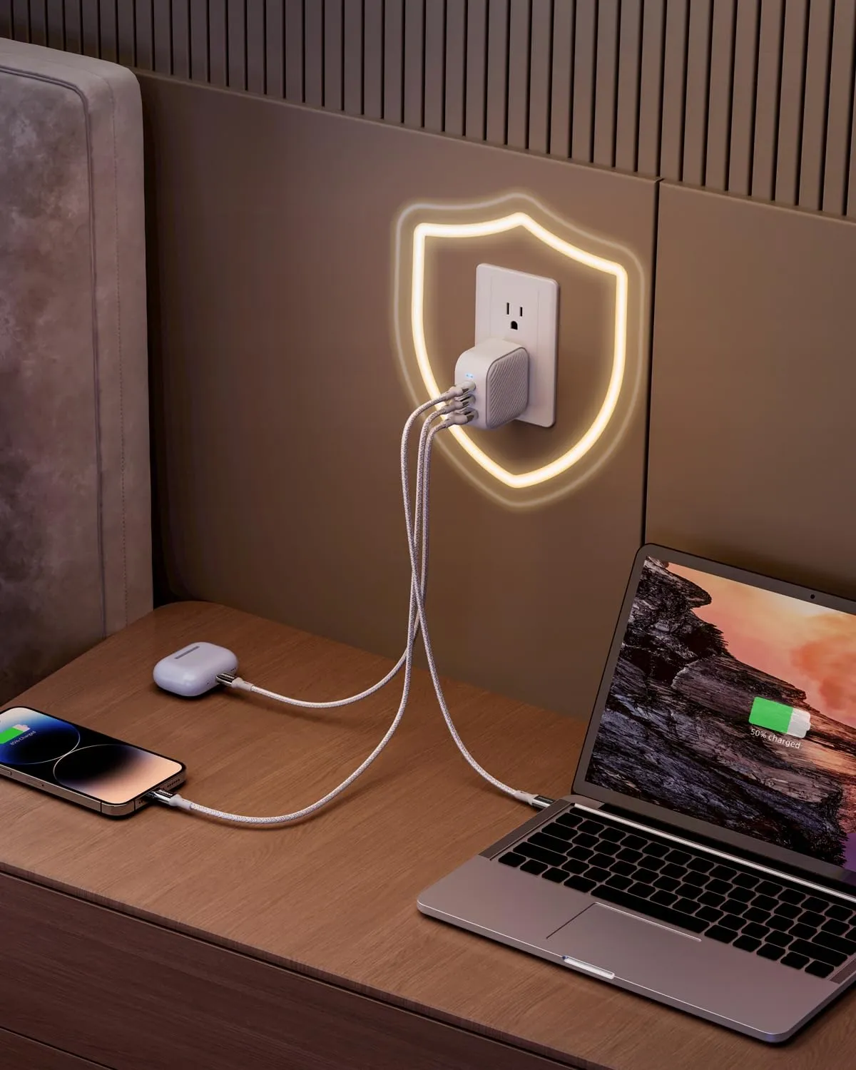 Innostyle Mini Cube chargeur USB-C 65 W 3 ports