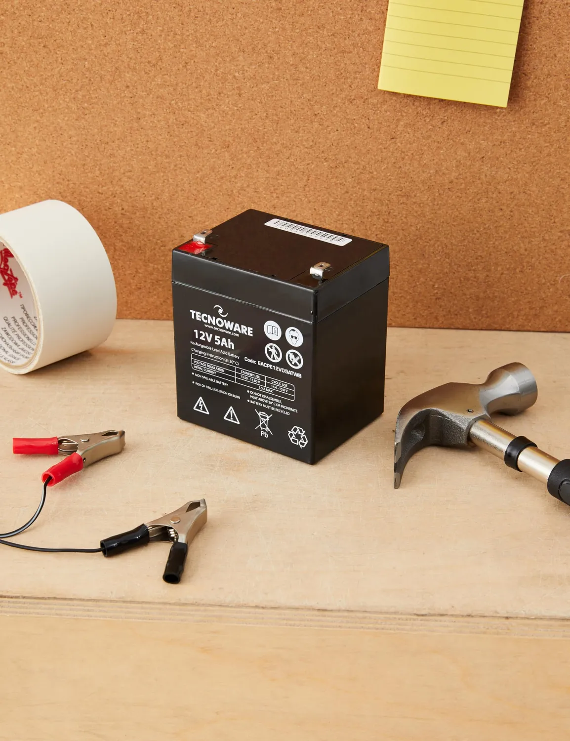 Tecnoware Power Systems Batterie 12 V 5 Ah pour onduleur étanche