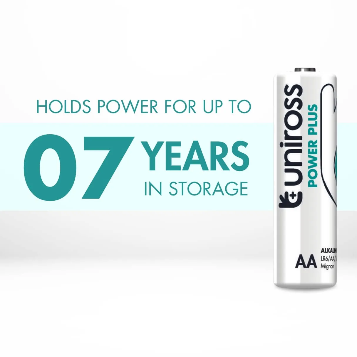 Uniross Power Plus LR6 AA piles alcalines boîte 24 anti-fuite