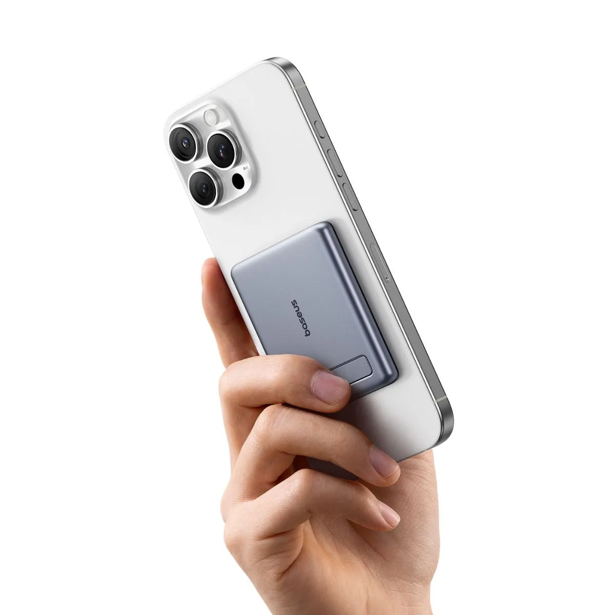 Baseus PicoGo AM31 Mini Magnetic Power Bank with Stand 5000mAh batterie magnétique