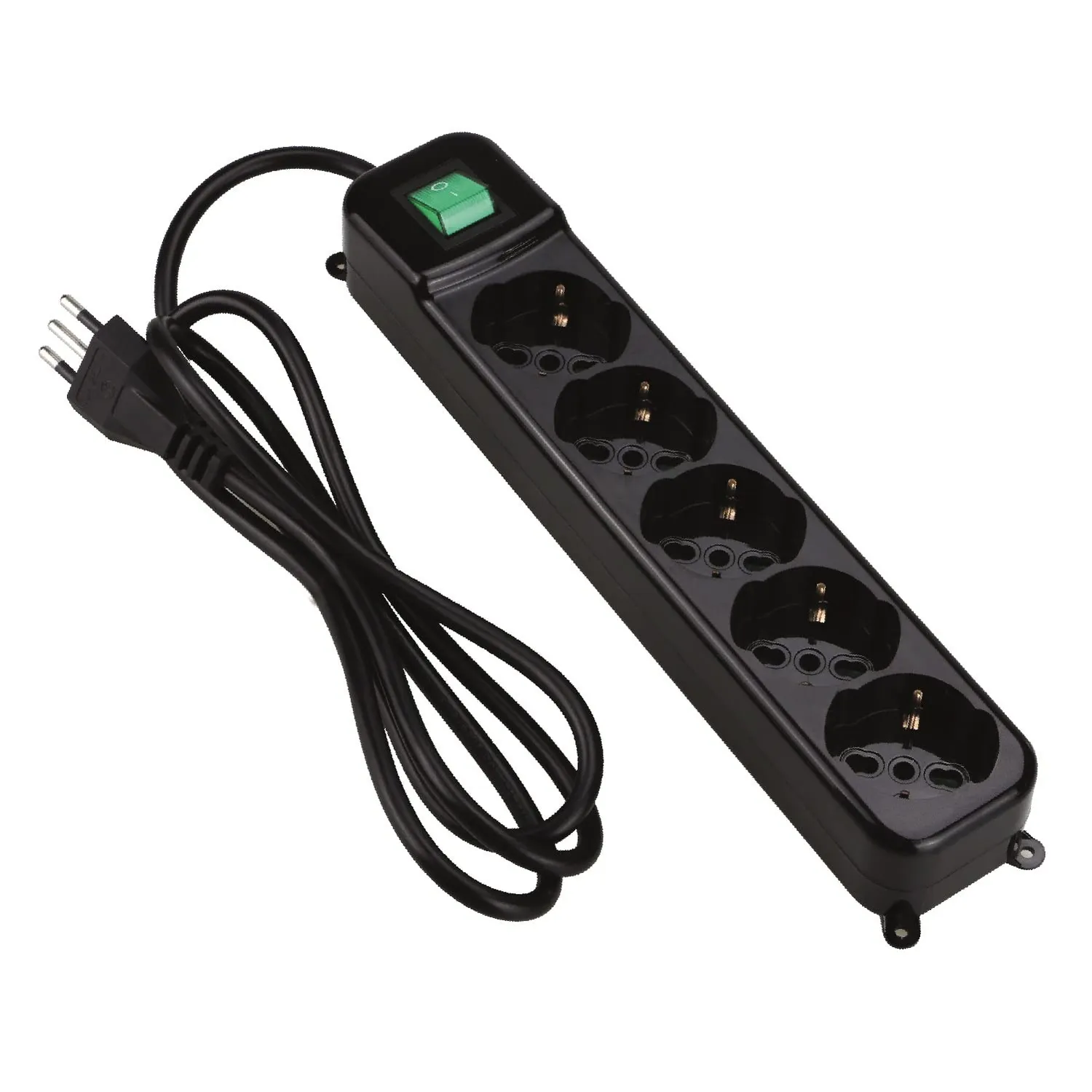 Tecnoware Power Systems multiprise 5 prises Schuko Italie, interrupteur