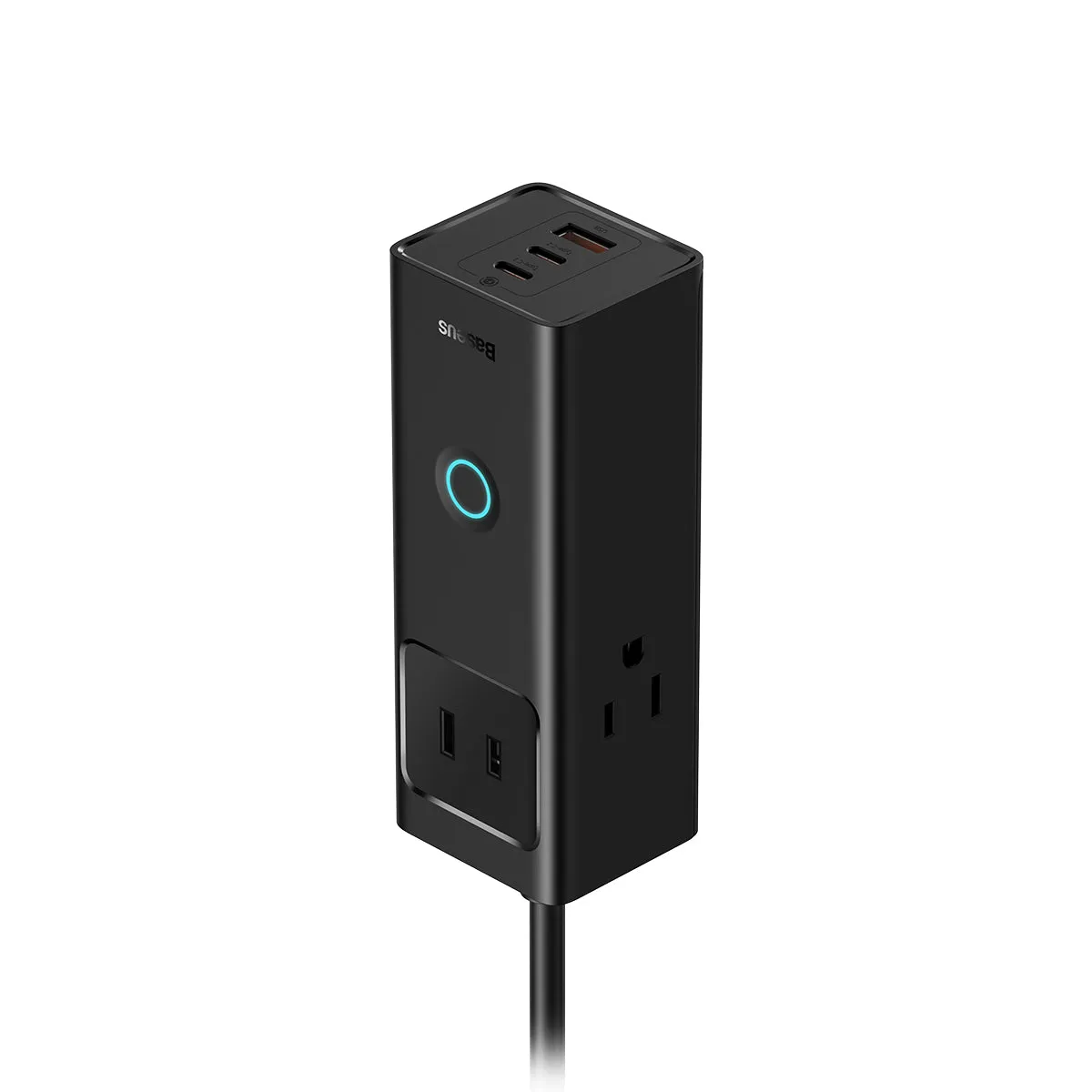 Baseus PowerCombo Lite multiprise 6 ports 20 W noire
