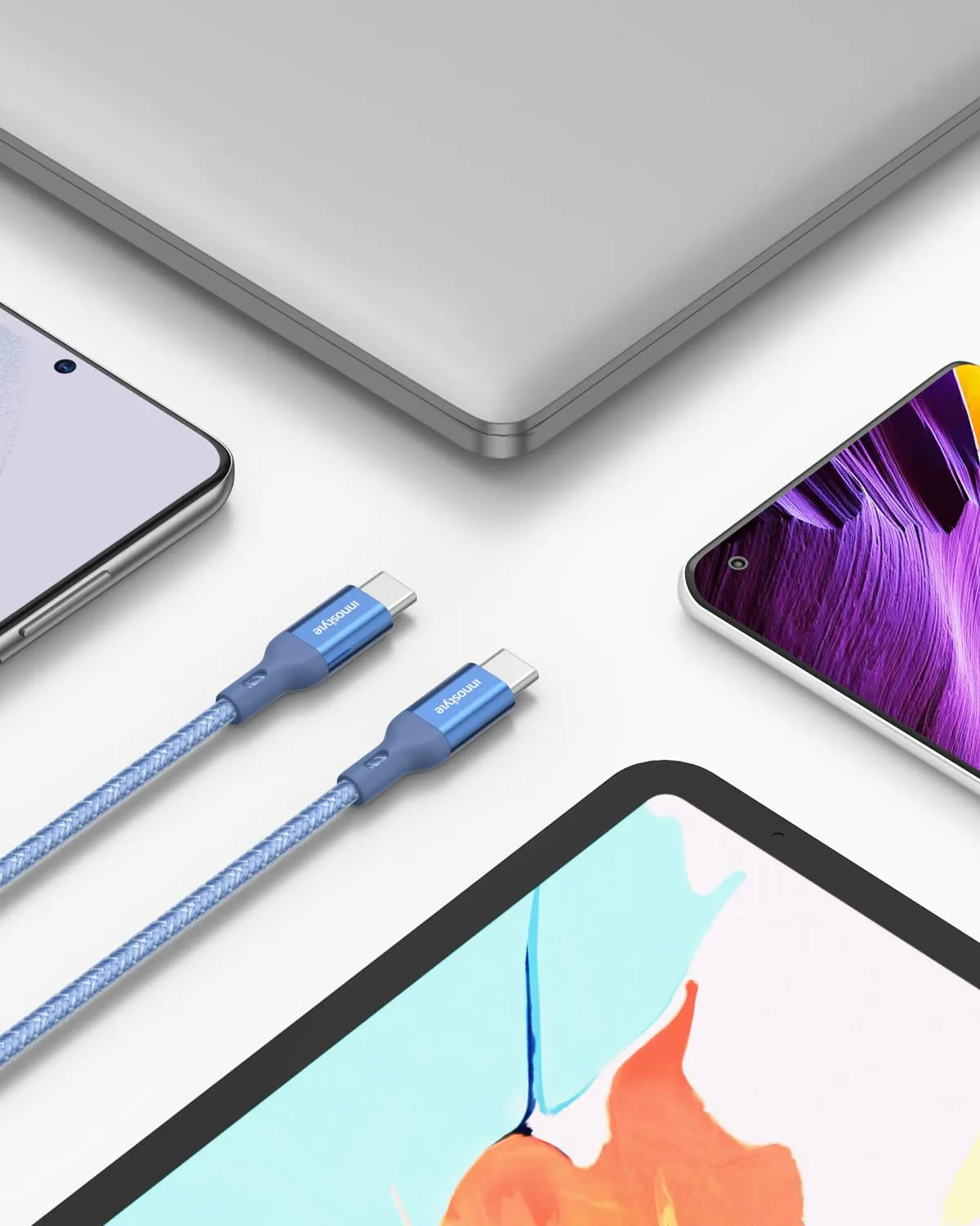 Innostyle PowerFlex câble USB-C vers USB-C 2 m 60 W Kevlar