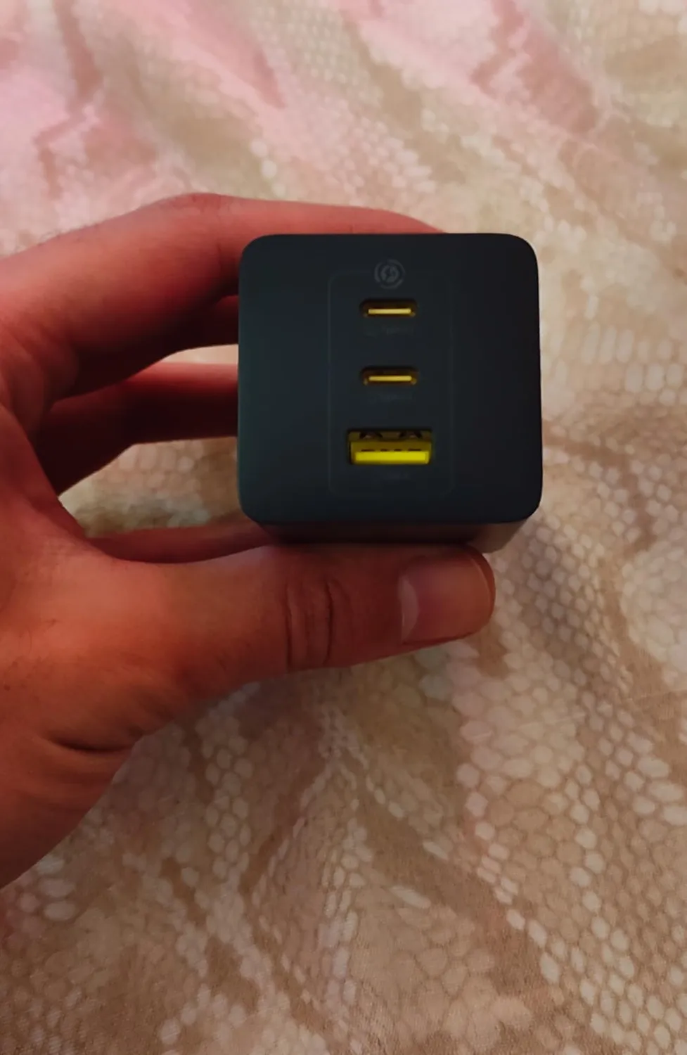 Baseus Enerfill chargeur USB-C 100 W 3 ports blanc GaN