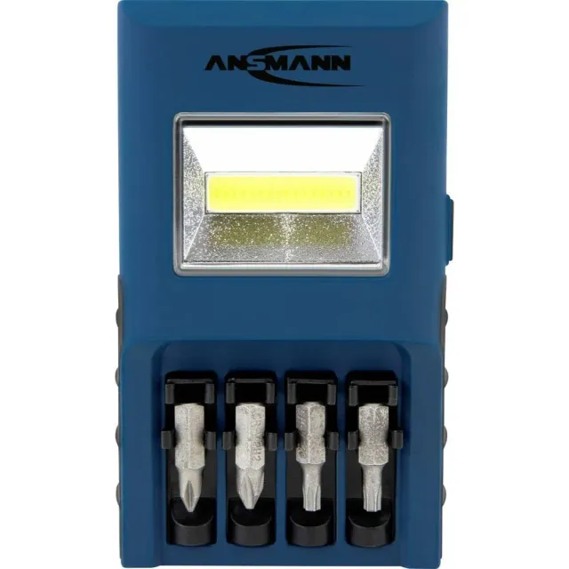 ANSMANN WL180B lampe d’atelier LED 200 lm aimant crochet 3 piles AA