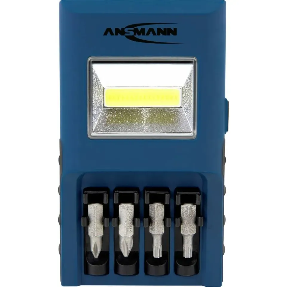 ANSMANN WL180B lampe d’atelier LED 200 lm aimant crochet 3 piles AA
