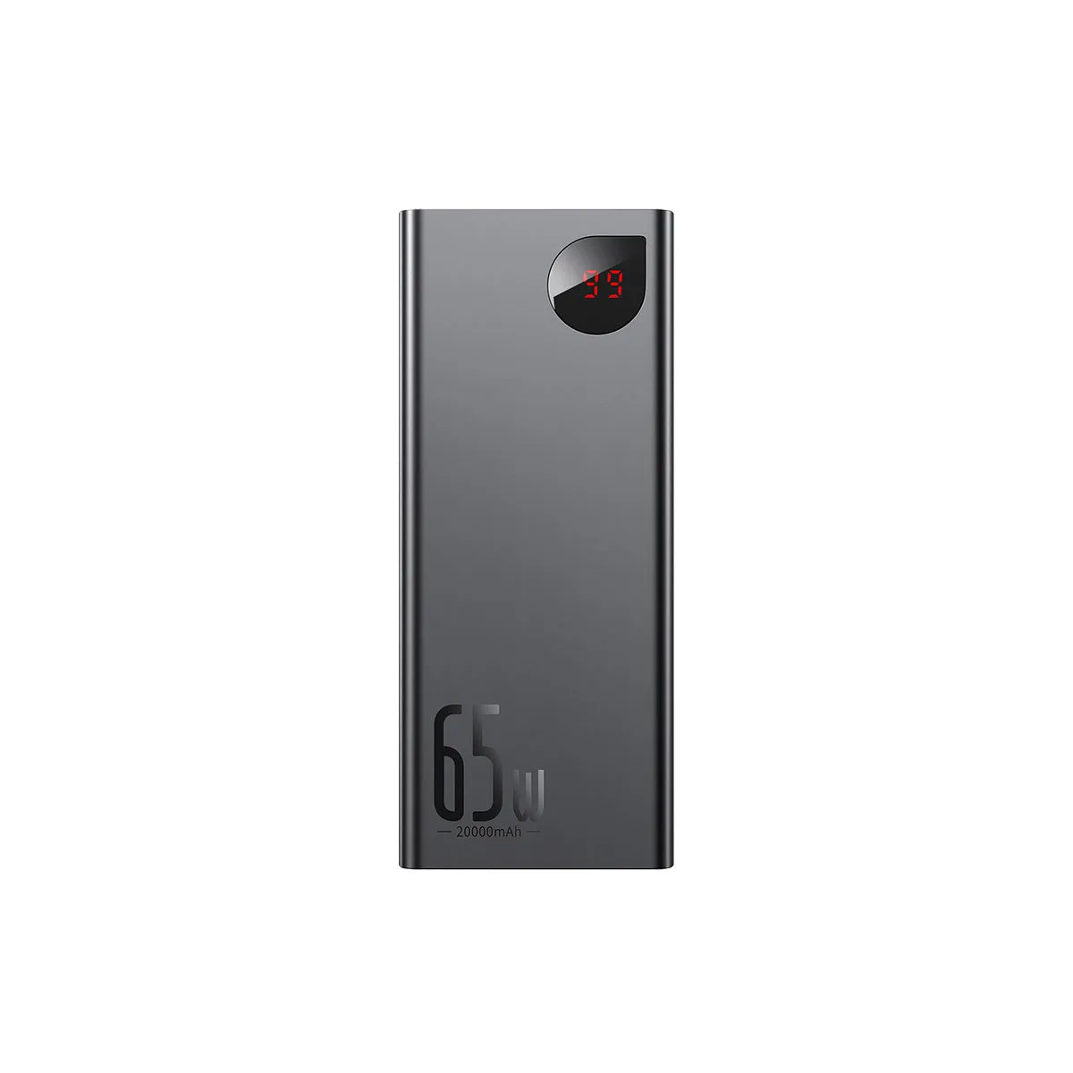 Baseus Adaman 65W 20000mAh batterie externe noire écran numérique