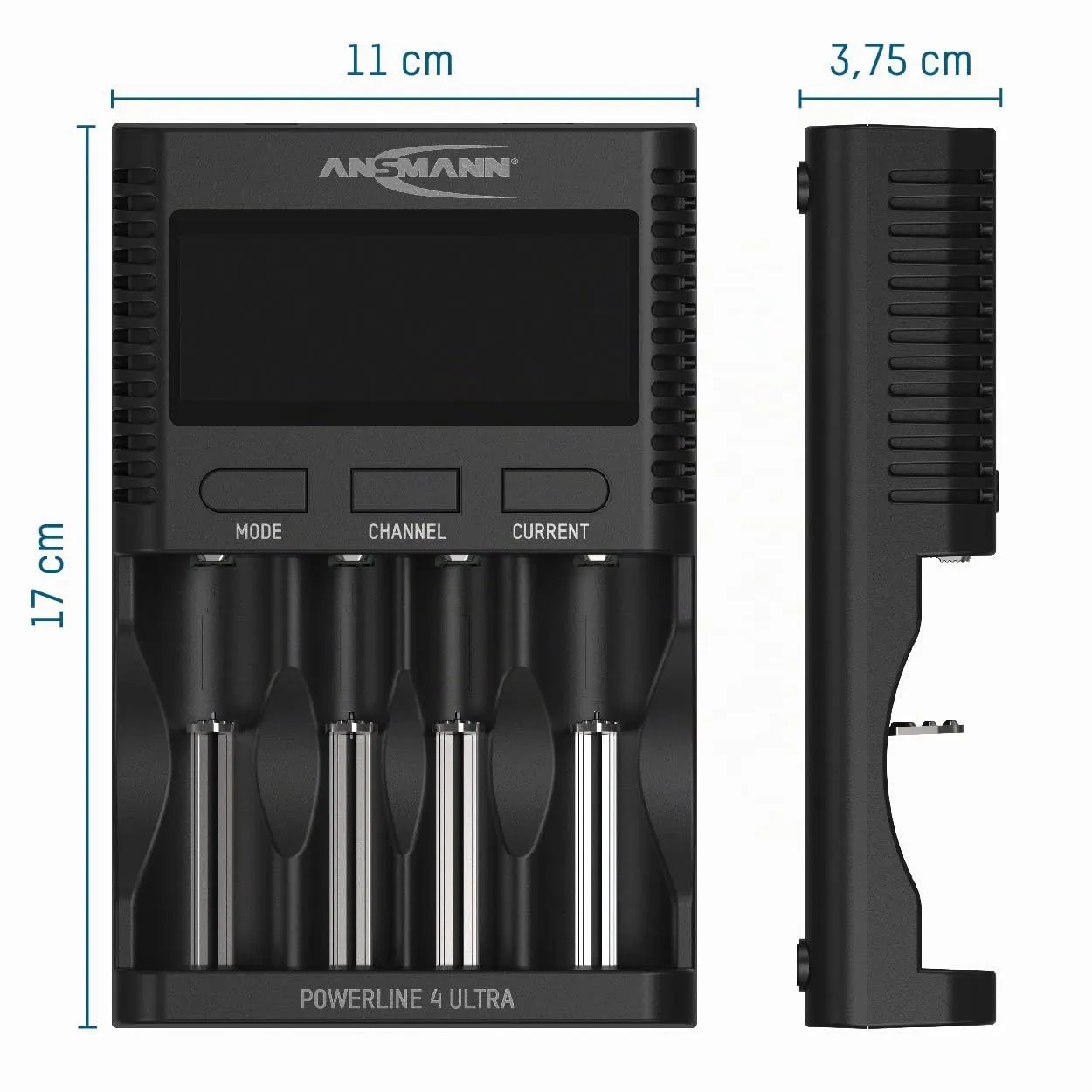 ANSMANN Powerline 4 Ultra chargeur piles 4 accus testeur