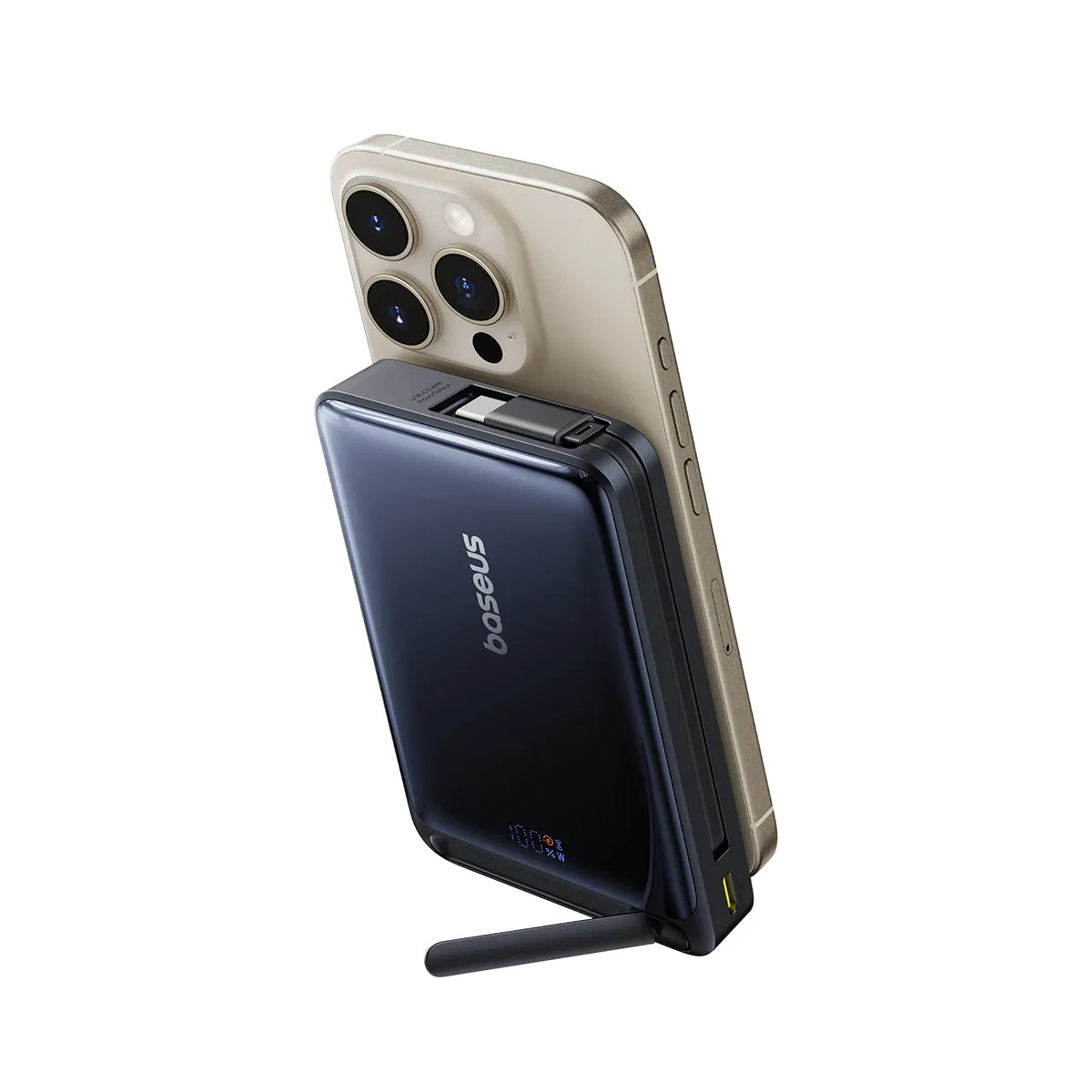 Baseus Nomos batterie externe magnétique Qi2 10 000 mAh 45 W
