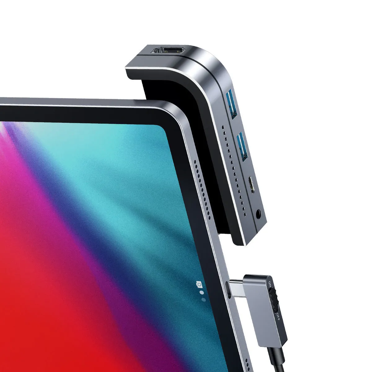 Baseus Hub USB-C 6 en 1 pour iPad Pro Air HDMI 4K