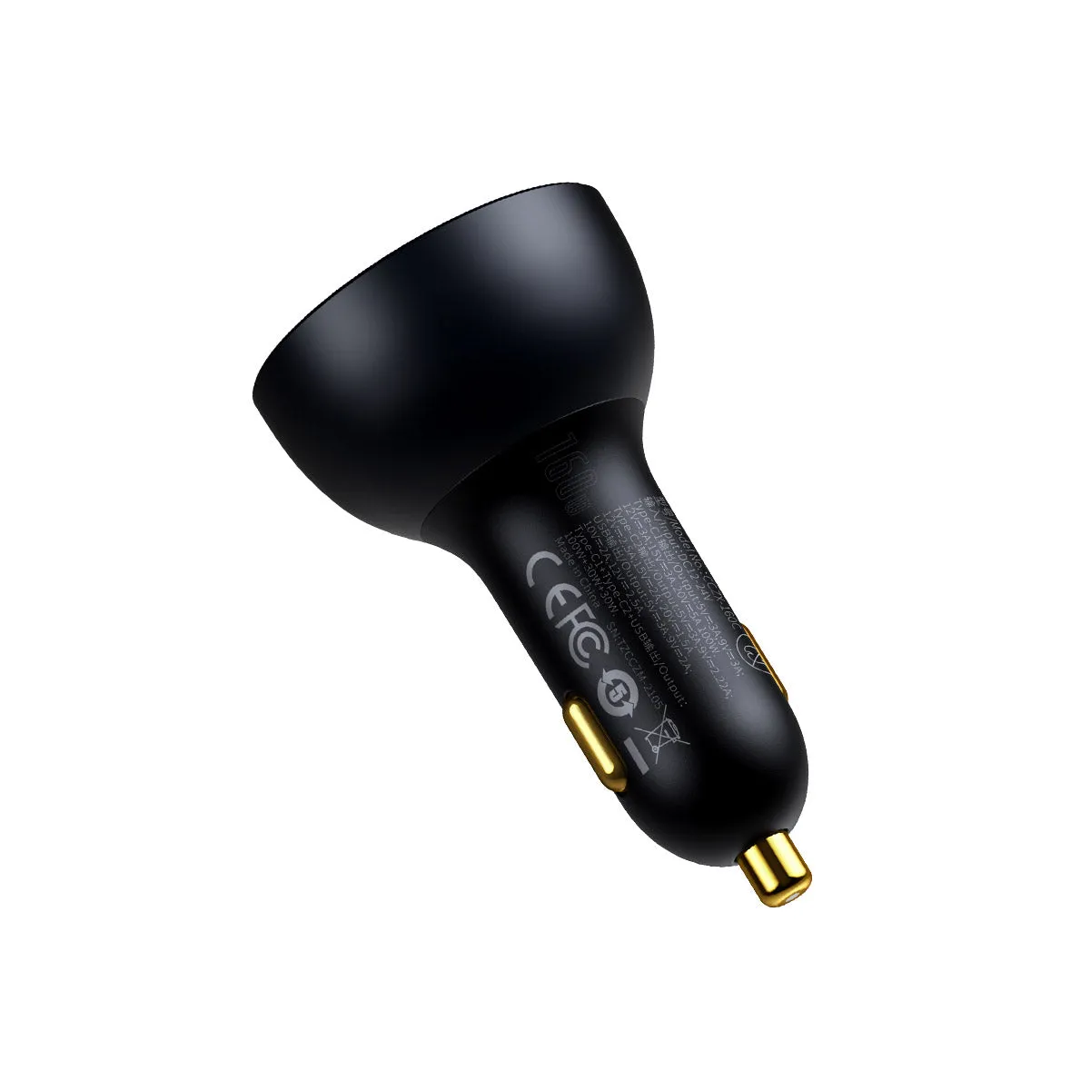 Baseus Chargeur Voiture USB-C 160W 3 Ports 100W PC