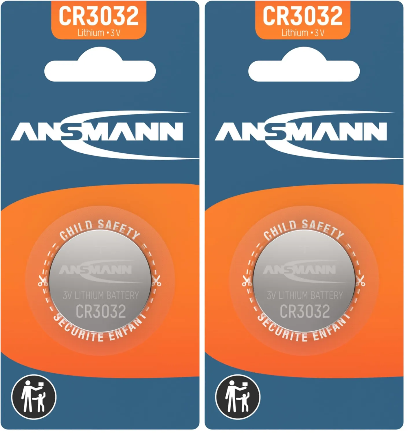 ANSMANN CR3032 pile bouton lithium 3 V 550 mAh lot de 1