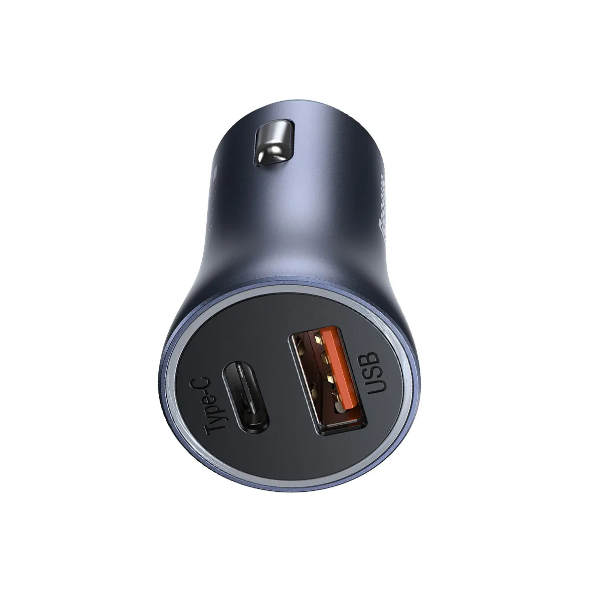 Baseus 40W chargeur voiture USB-A USB-C gris double port