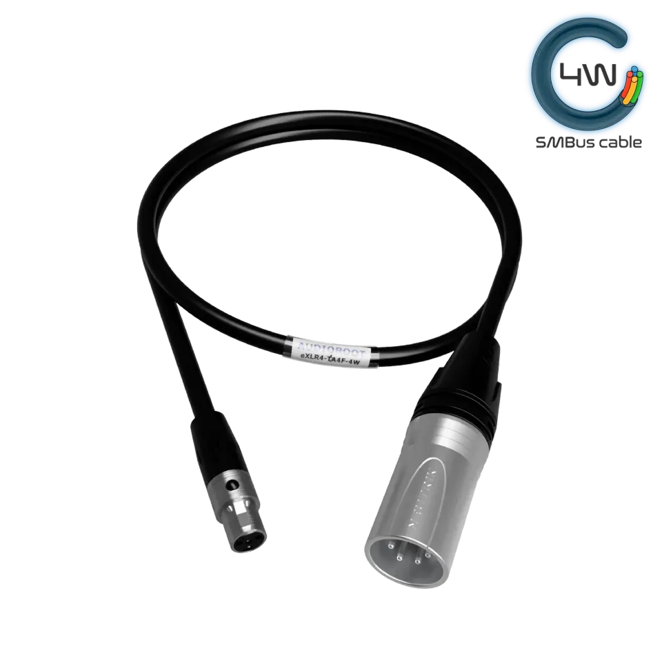 BSRF Audioroot eXLR4-TA4F-4W câble XLR4M-TA4F avec télémétrie 60 cm