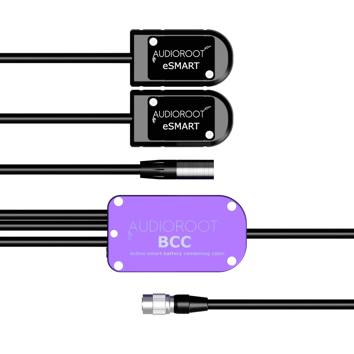 BSRF Audioroot BCC câble combineur d’alimentation 4 entrées