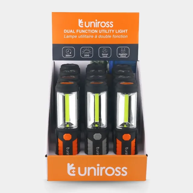 Uniross ULFL018 lampe torche utilitaire 200LM aimantée