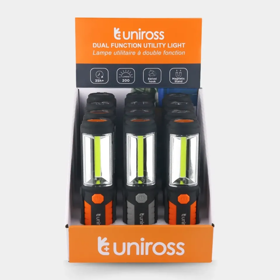 Uniross ULFL018 lampe torche utilitaire 200LM aimantée