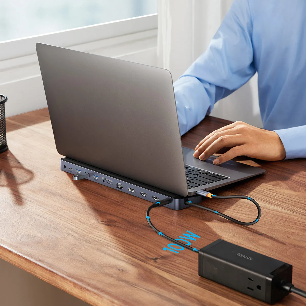 Baseus hub USB-C 12 in 1 pour ordinateur portable