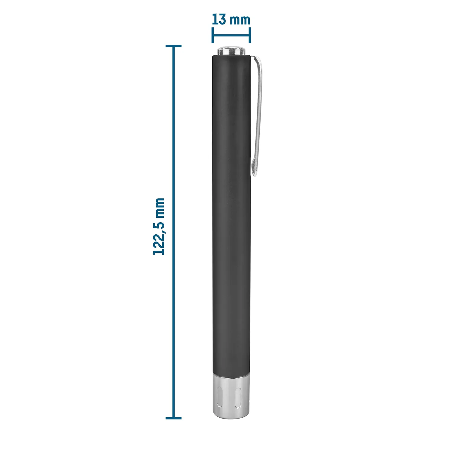 ANSMANN PLC15B lampe stylo avec clip et 2 piles AAA, portée 6 m