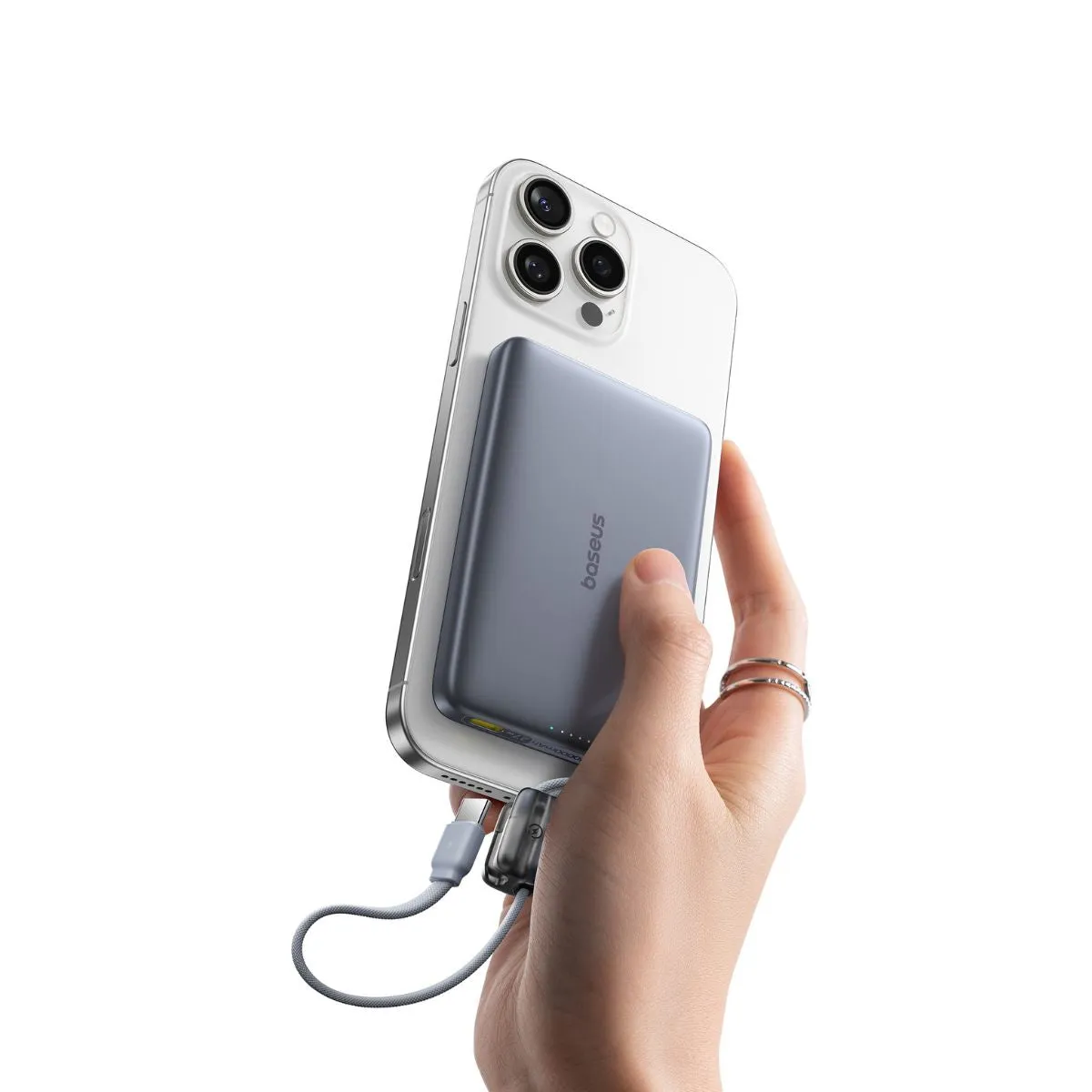 Baseus PicoGo AM41 batterie externe 10 000 mAh 27 W magnétique