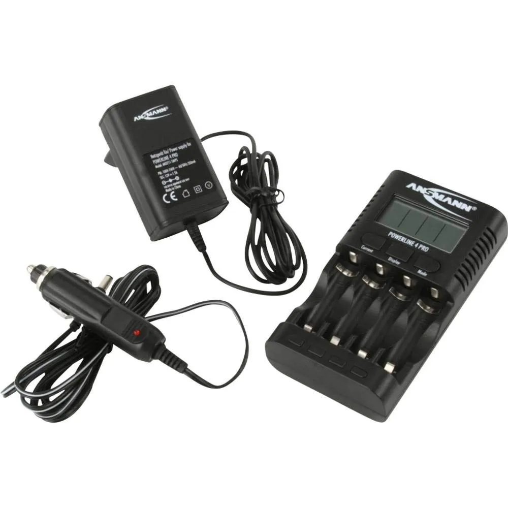 ANSMANN Powerline 4 Pro chargeur accus AA AAA 1 à 4