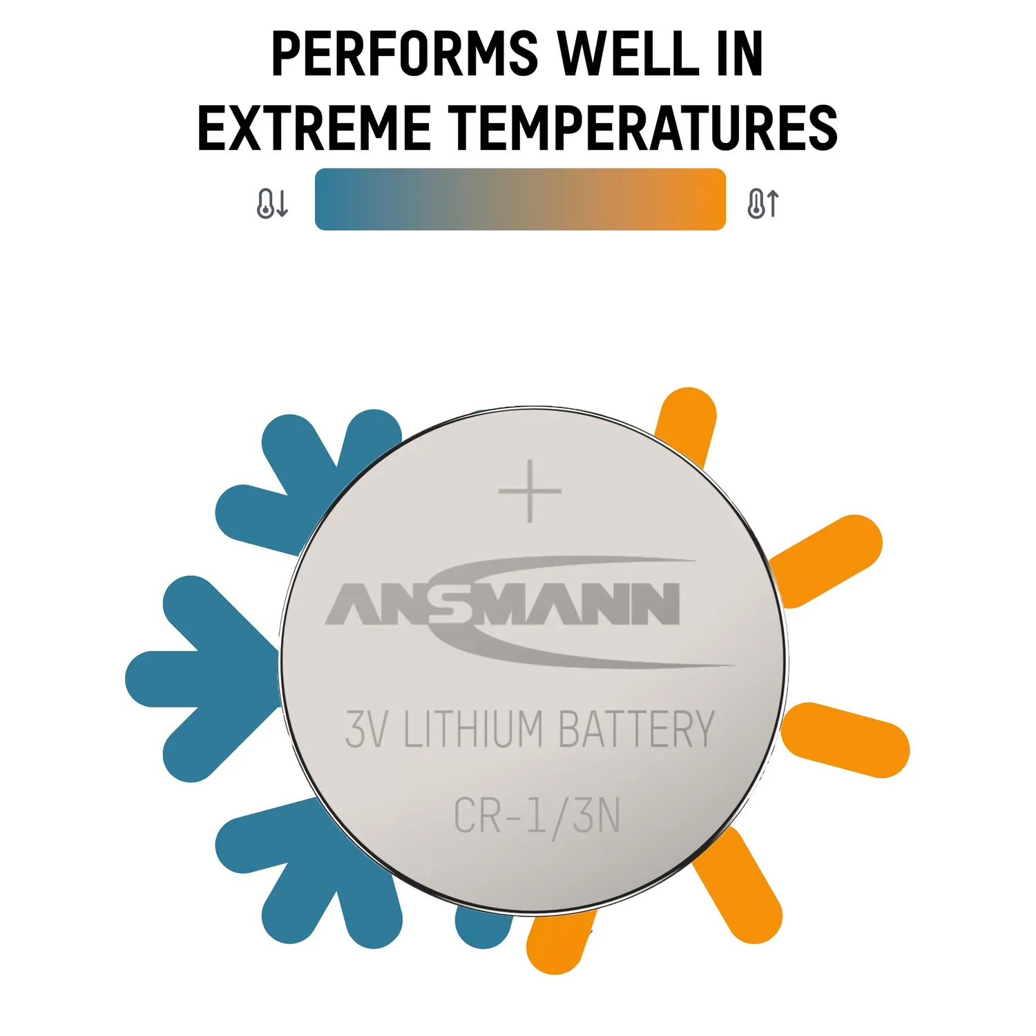 ANSMANN CR1/3N pile lithium 3 V 1 pièce