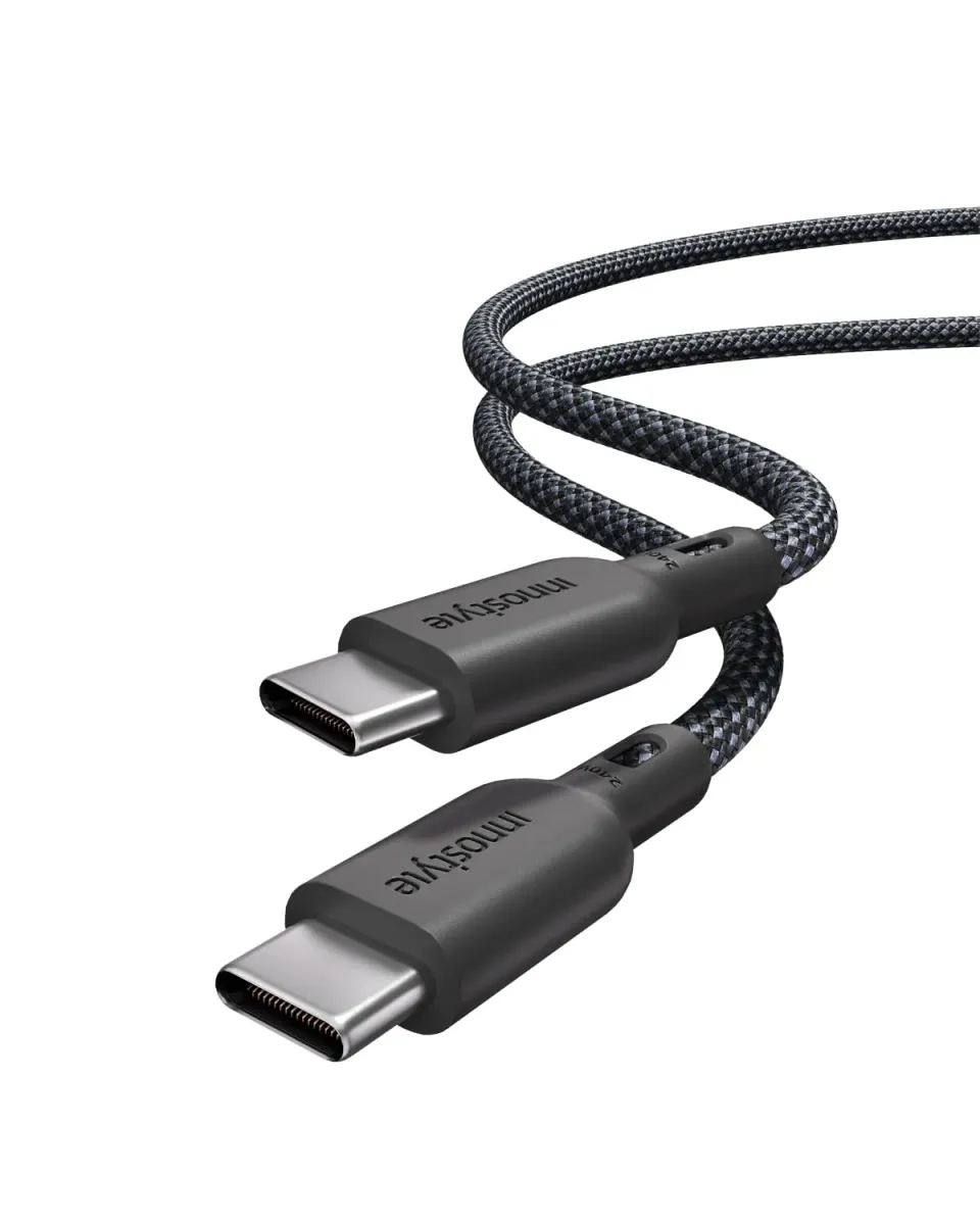 Innostyle PowerNova câble USB-C 240 W 2 m noir tressé Kevlar