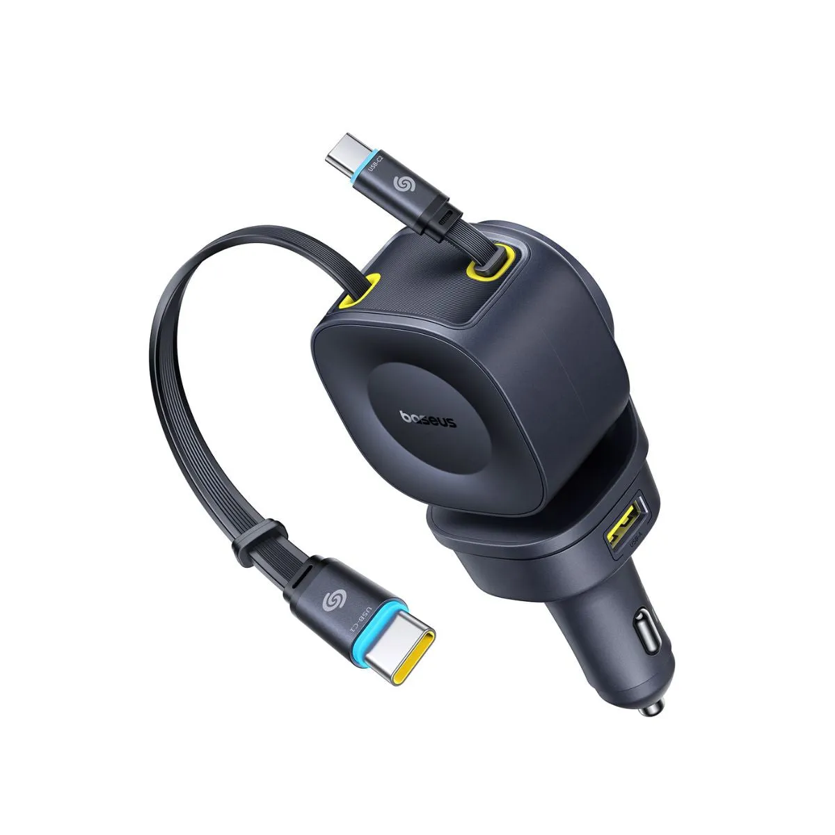 Baseus PrimeTrip VR2 Max chargeur voiture 163 W câble rétractable