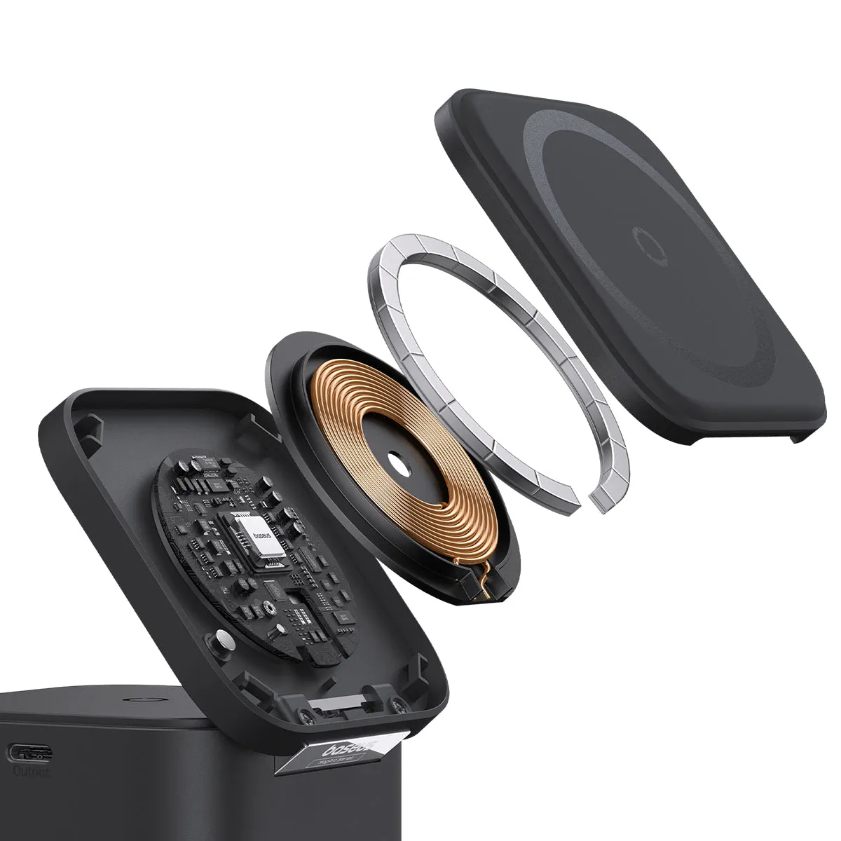 Baseus MagPro 2 en 1 Chargeur sans fil magnétique 25W