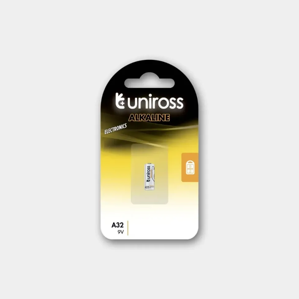 Uniross U1A32 pile micro-alcaline 12V blister 1 telecommande