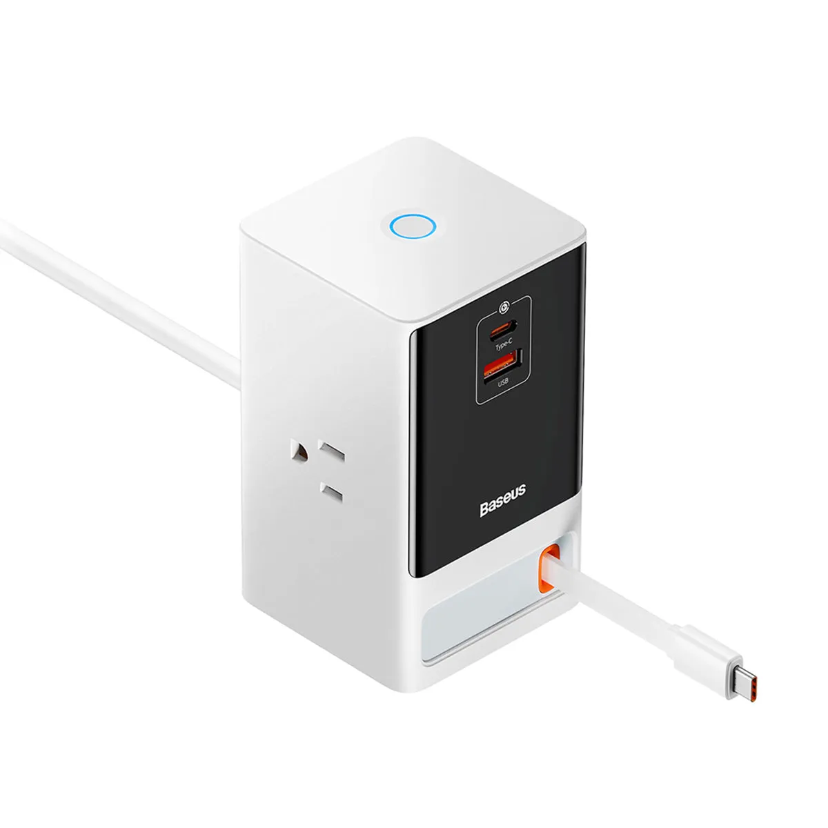 Baseus PowerCombo station de charge 6 en 1 65W blanc