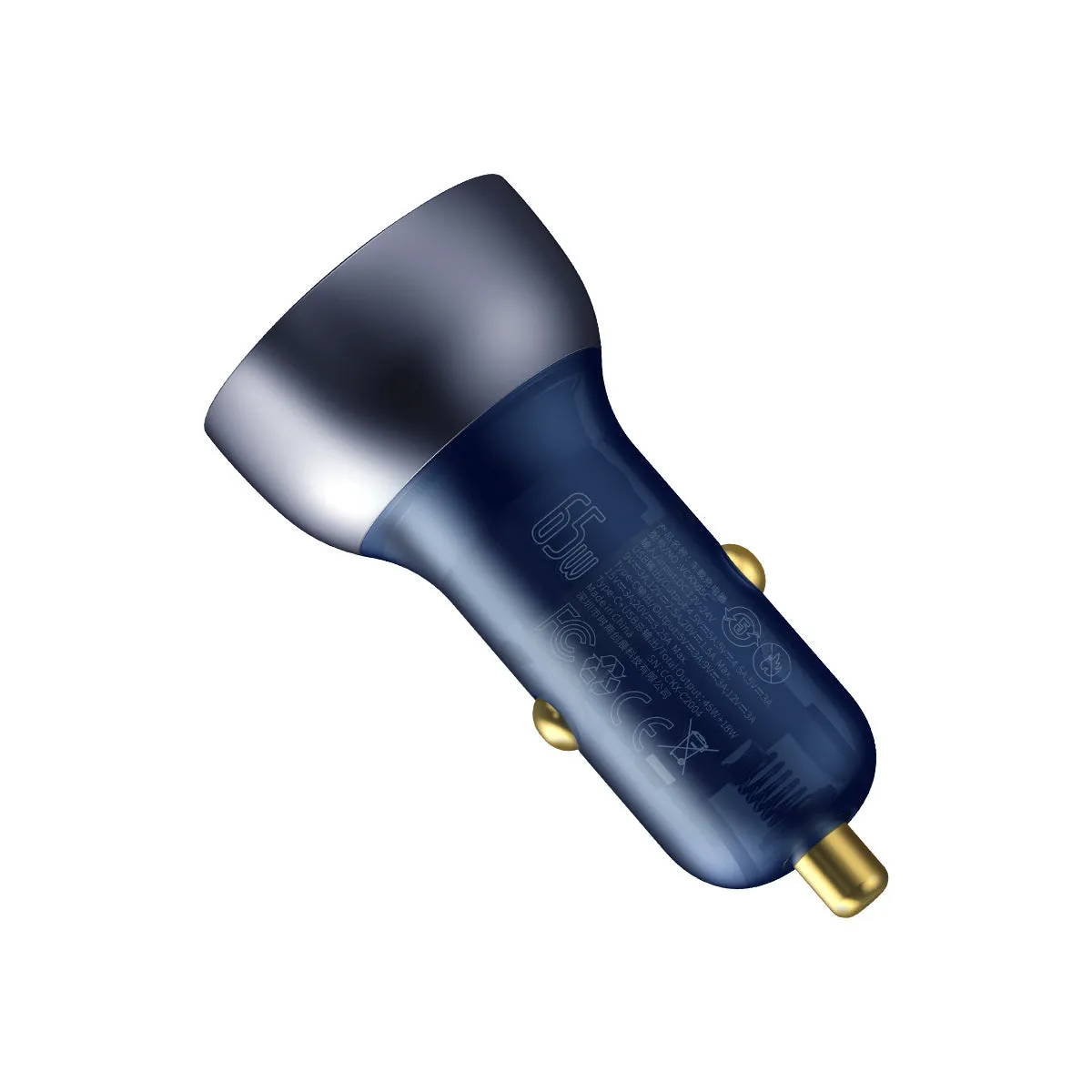 Baseus USB-A+USB-C Car Charger 65W chargeur voiture USB-A USB-C