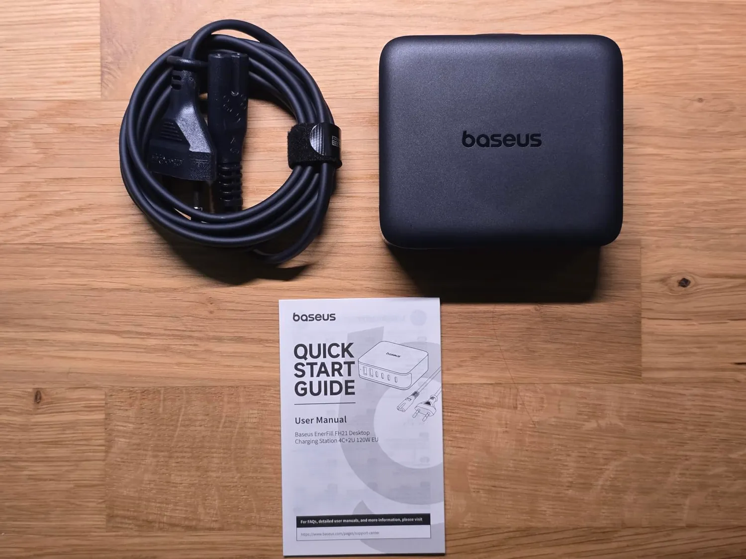 Baseus Enerfill Compact chargeur USB 120 W 6 ports noir