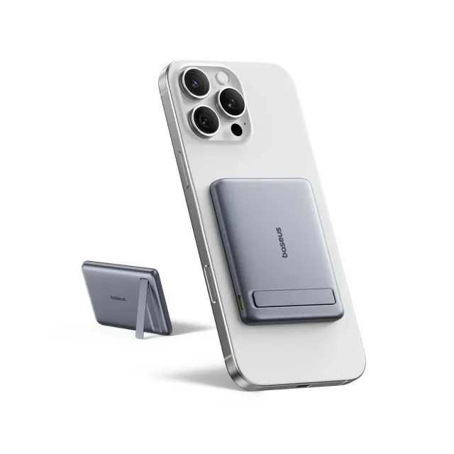 Baseus PicoGo AM31 Mini Magnetic Power Bank with Stand 5000mAh batterie magnétique