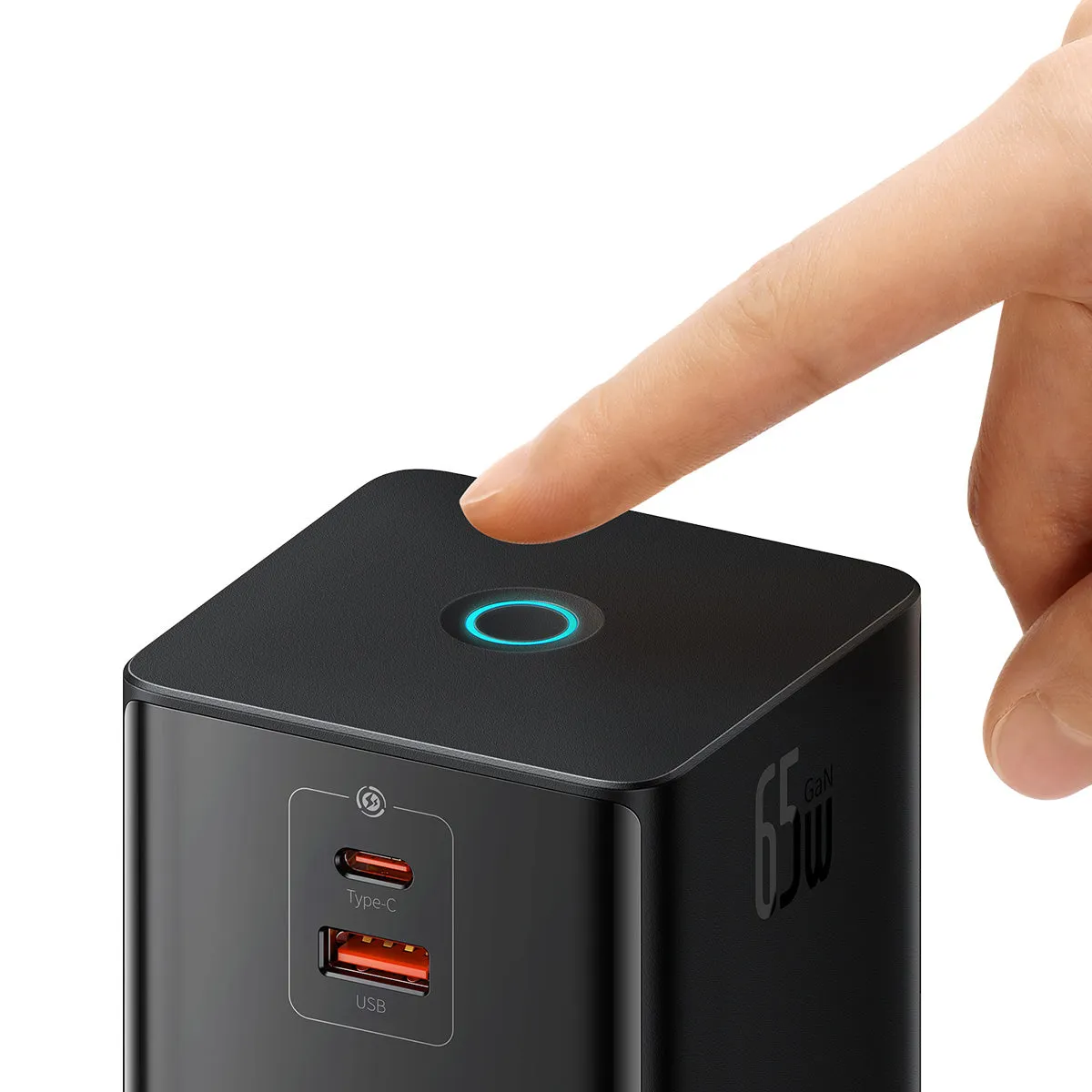 Baseus PowerCombo 6-en-1 station de charge 65 W noire