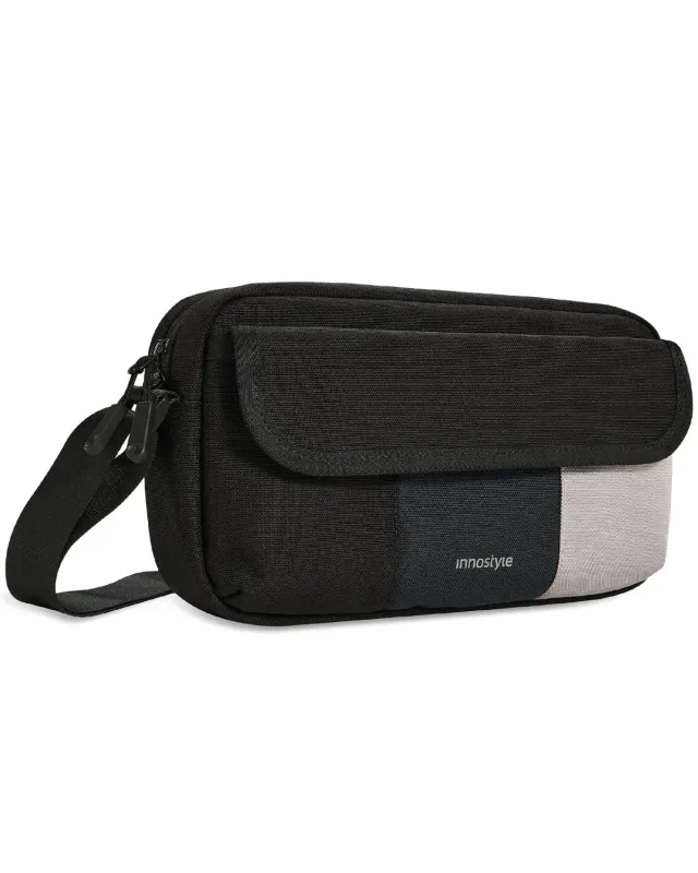 Innostyle VersalSling sac bandoulière 3 L noir-bleu/gris imperméable