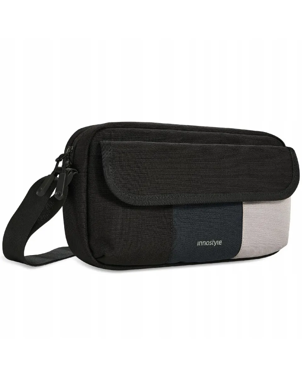 Innostyle VersalSling sac bandoulière 3 L noir-bleu/gris imperméable