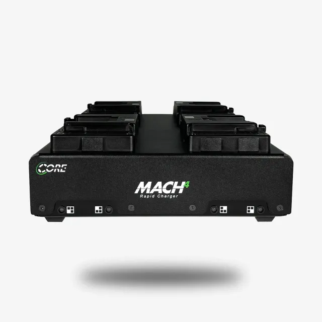 Core SWX Mach4 chargeur 4 batteries 90min aluminium USA
