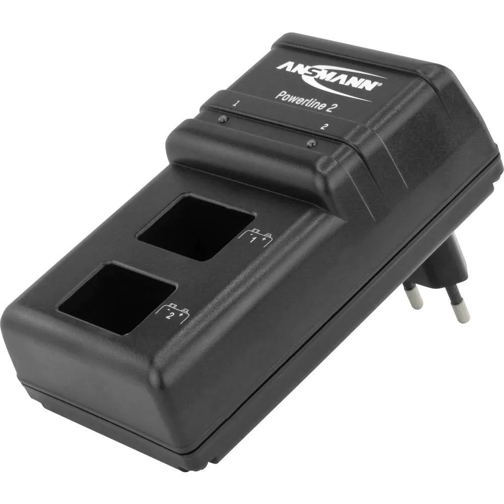 ANSMANN Powerline 2 chargeur HR9V 1 à 2 piles intelligent