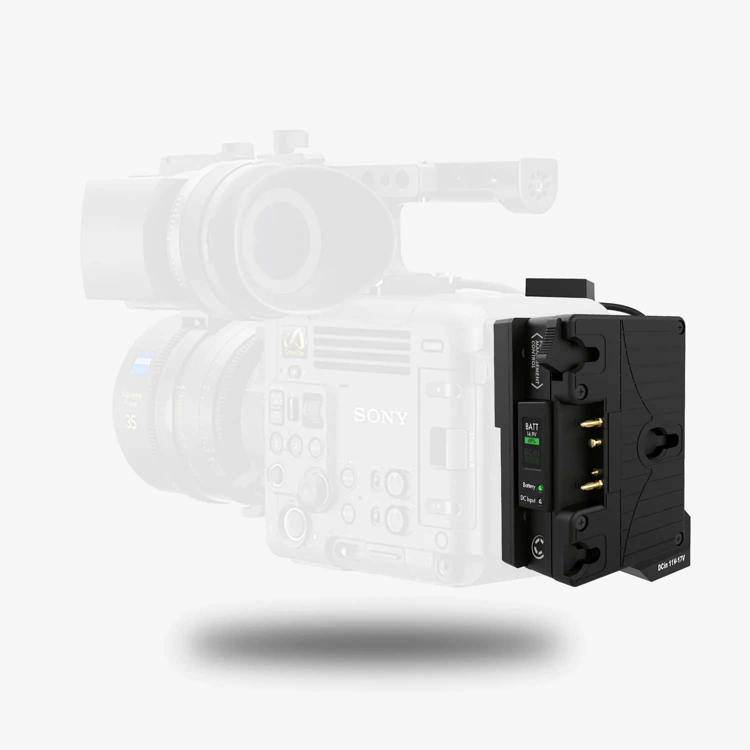 Core SWX PMC plaque alimentation Sony Burano V-Mount