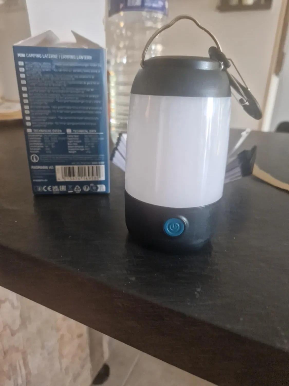 ANSMANN CL600B lanterne de camping noire 600 lm à piles