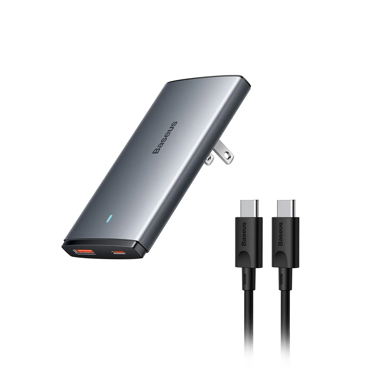 Baseus GaN5 Pro Chargeur secteur plat USB-C 65W